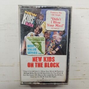 SEALED NEW New Kids On‎ The Block Cassette 1986 Self Titled NKOTB Cassette Tape